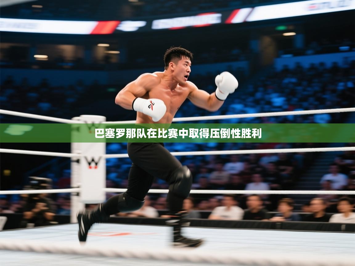 巴塞罗那队在比赛中取得压倒性胜利